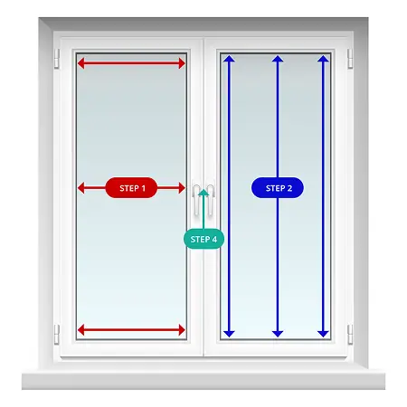 Measure the width diagram