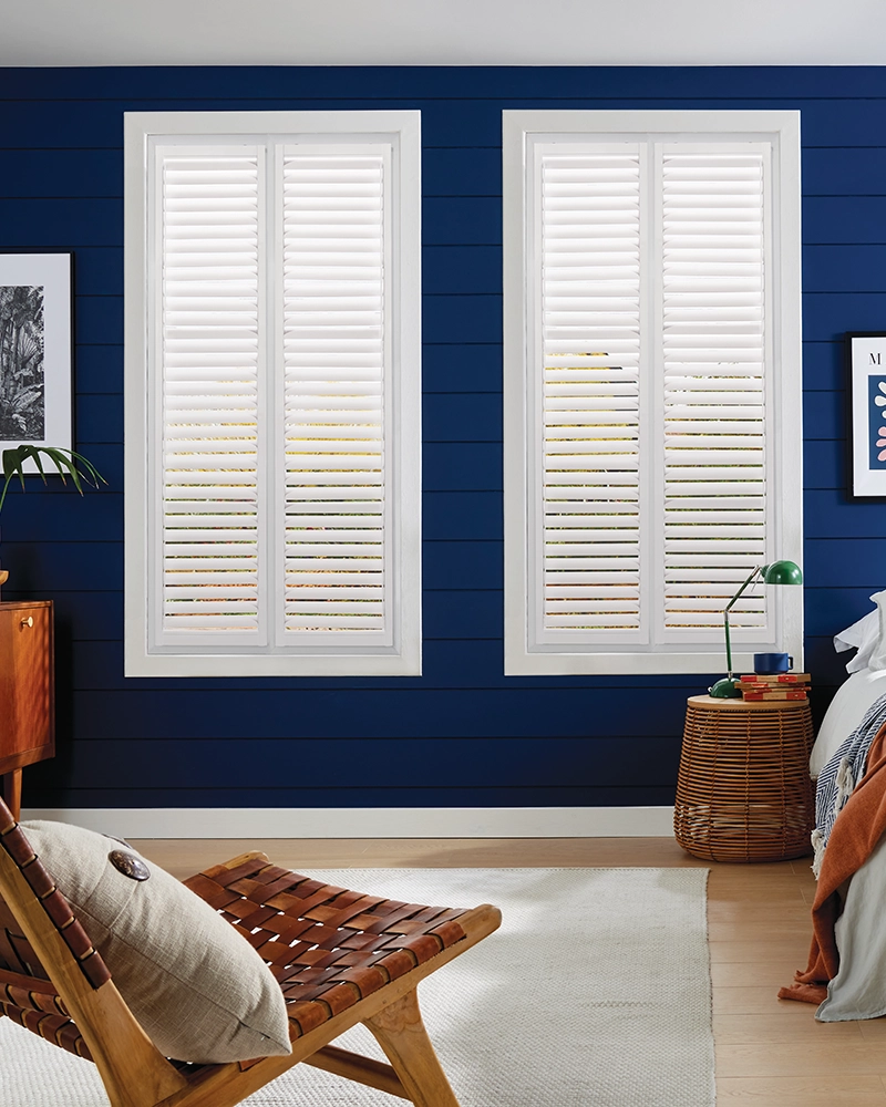 Luxfit Shutters Lite Cotton White Bed